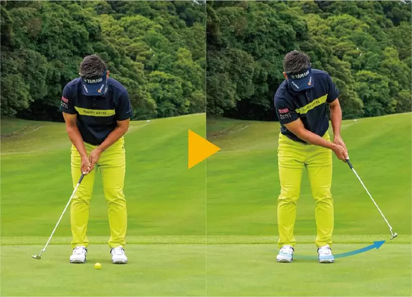 フォロー側の動きを重視