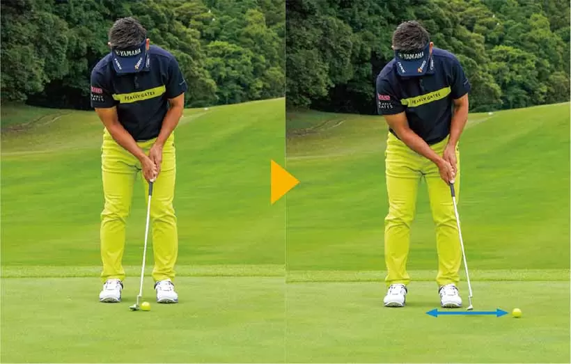 インパクト直後の30～50センチが勝負