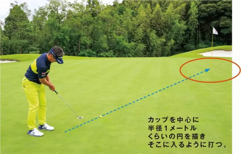 プレッシャーがかからない長い距離ほど ターゲットを大きくする