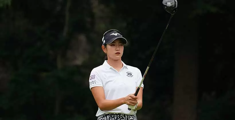 原英莉花のフェアウェイウッドスイング連続写真【2021年アース・モンダミンカップ】