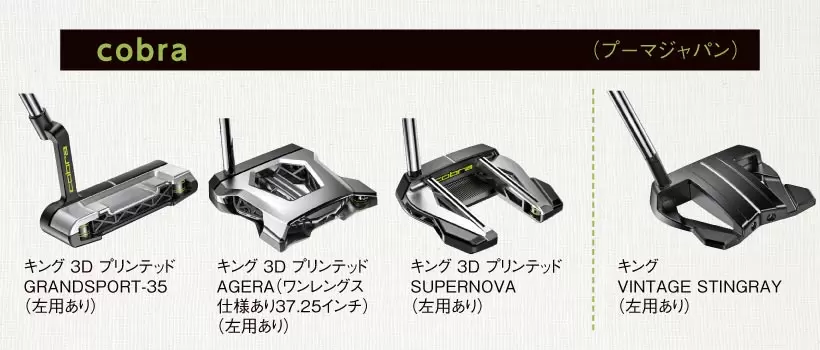 『パターを変えて絶好調の稲見に続け！』2021年パター選びの基礎講座｜パターカタログ（後編）
