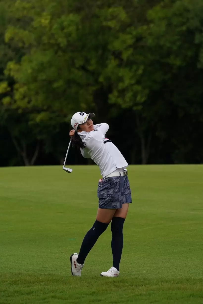 堀琴音のアイアン　フィニッシュ