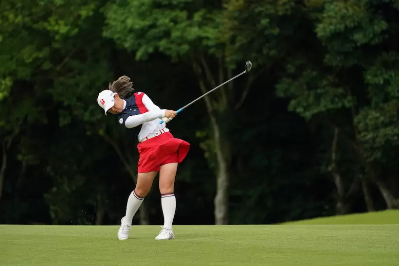 吉田優利のユーティリティ　フォロー②