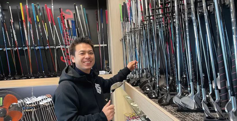 大蔵ゴルフスタジオのフィッターである金子氏