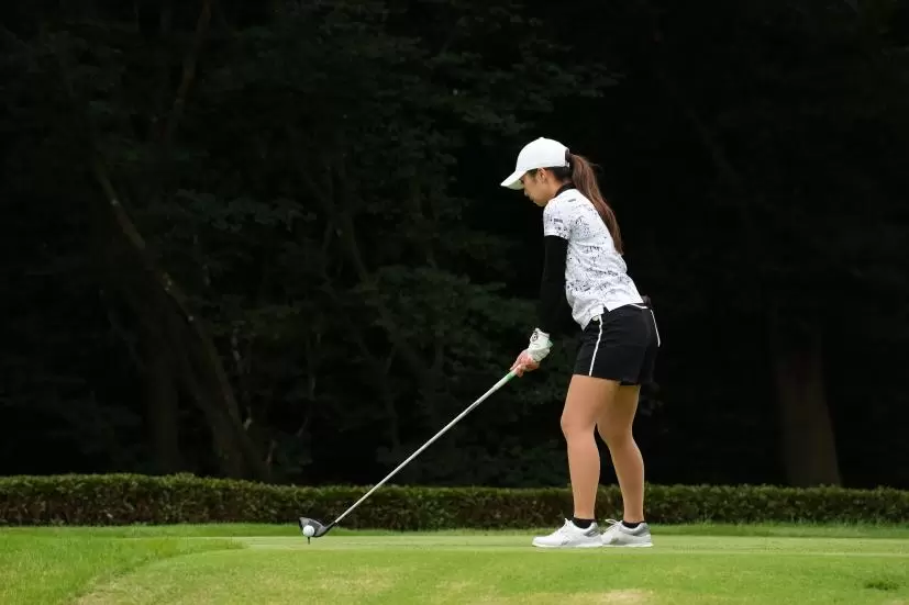 菊地絵理香のドライバースイング連続写真【2021年アース・モンダミンカップ・R4】