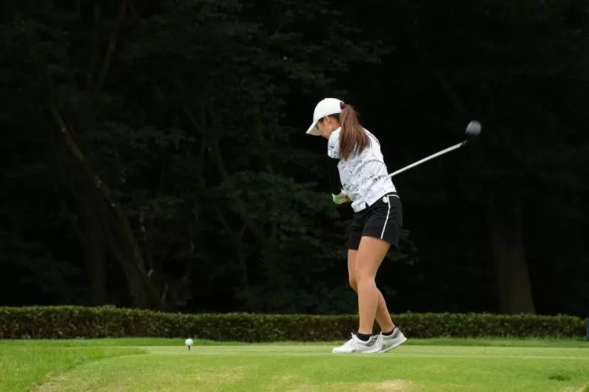菊地絵理香のドライバースイング連続写真【2021年アース・モンダミンカップ・R4】