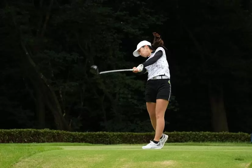 菊地絵理香のドライバースイング連続写真【2021年アース・モンダミンカップ・R4】