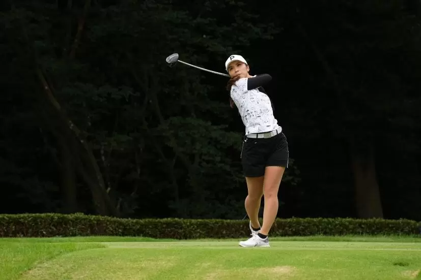 菊地絵理香のドライバースイング連続写真【2021年アース・モンダミンカップ・R4】