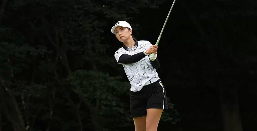 菊地絵理香のドライバースイング連続写真【2021年アース・モンダミンカップ・R4】