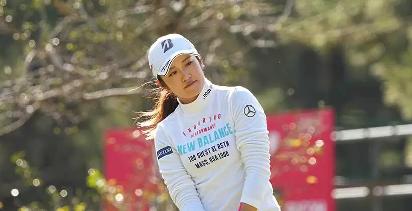 稲見萌寧のドライバースイング連続写真【2021年JLPGAツアーチャンピオンシップリコーカップ】