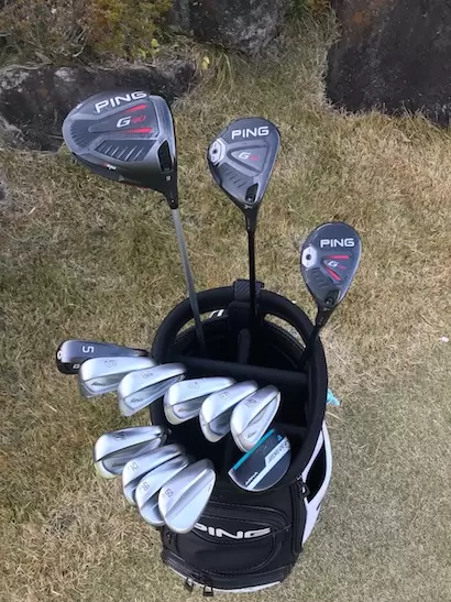 金谷拓実｜寛容性に優れた「G710」の5番アイアンで210ヤード前後を狙い打ち