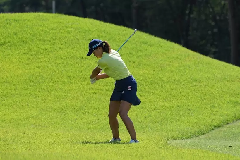 渋野日向子　アイアンスイング｜ダウンスイング①