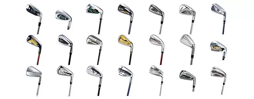 アイアンのヘッド形状の種類