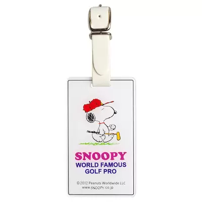 ライト Z-181 IDバッグタグ スヌーピーゴルフプロ