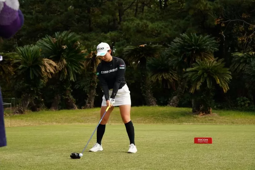 小祝さくらのドライバースイング連続写真【2021年JLPGAツアーチャンピオンシップリコーカップ】