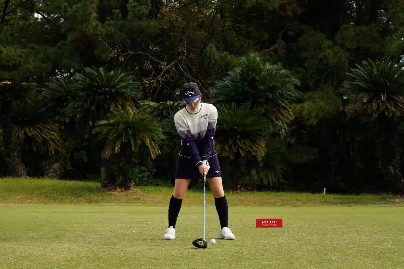 西村優菜のドライバースイング連続写真【2021年JLPGAツアーチャンピオンシップリコーカップ】