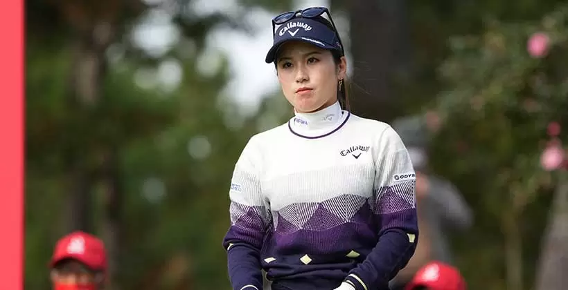 西村優菜のユーティリティスイング連続写真【2021年JLPGAツアーチャンピオンシップリコーカップ】