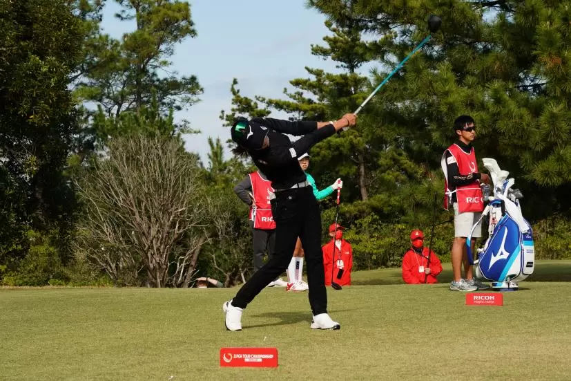 原英莉花のドライバースイング連続写真【2021年JLPGAツアーチャンピオンシップリコーカップ】