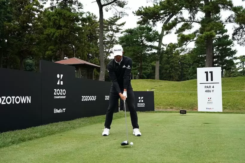 コリン・モリカワのドライバー　アドレス