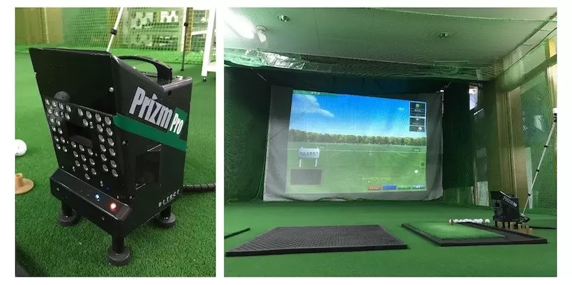 2021年、二木ゴルフでは全店舗に最新の弾道測定器を導入。大画面で測定データや弾道シミュレーター画面を確認することができる。ちなみに測定器はディテクトの「プリズムプロ」