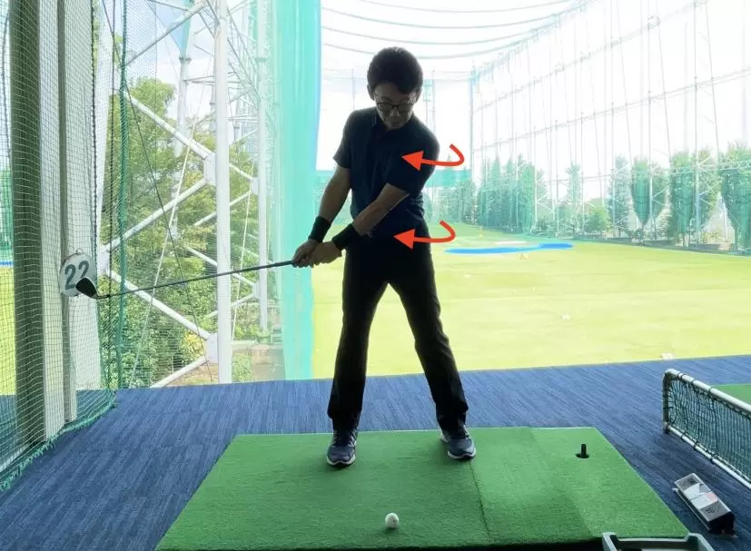 ゴルフ,バックスイング