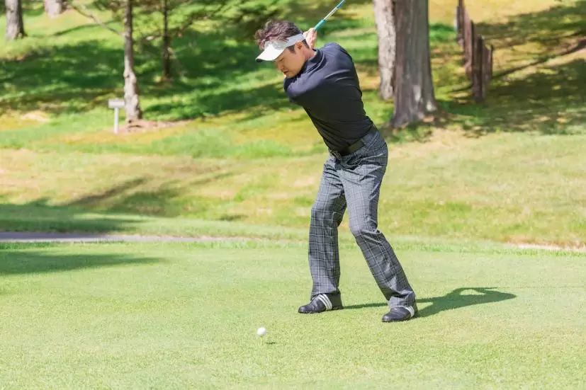 ゴルフ,バックスイング