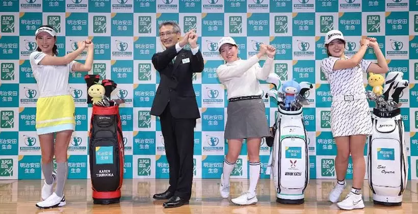 鶴岡果恋と小倉彩愛が明治安田生命と所属契約を締結！明治安田生命の所属プロゴルファーは3名に