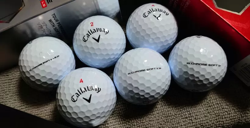 キャロウェイの新しいCHROME SOFT(クロムソフト)ボール