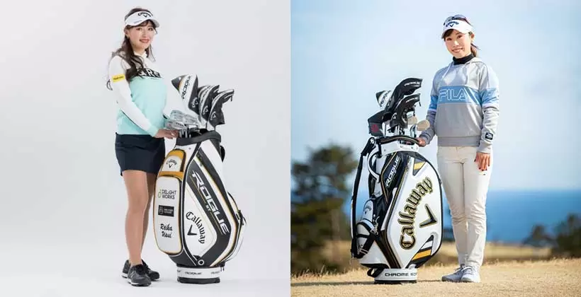 臼井麗香・木村彩子がキャロウェイゴルフと用具契約を締結