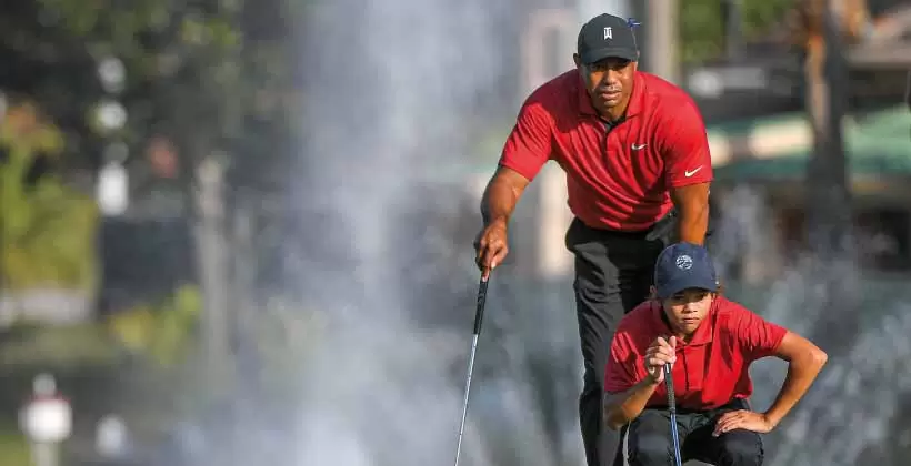 タイガー・ウッズと激似の長男チャーリー、父と同じ7年後にプロ転向！？