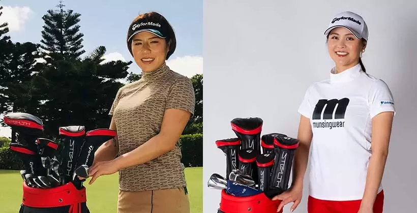 岡山絵里・新垣比奈がテーラーメイドと用具提供契約を締結