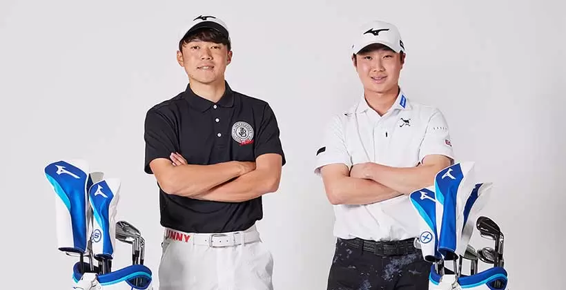 注目の若手男子プロゴルファー　古川雄大・平田憲聖がミズノブランドアンバサダー契約を締結