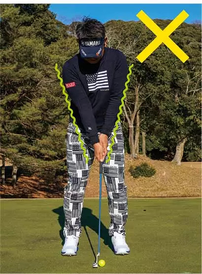 本番になると肩や手に余計な力が入りやすくなるので注意。