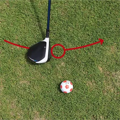 フェアウェイウッド,素振り