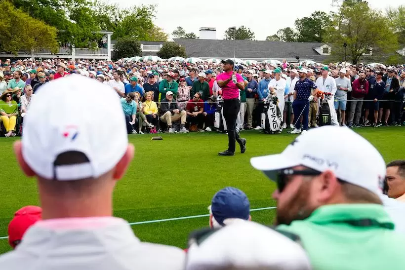 多くのパトロンたちを熱狂させたタイガー・ウッズ