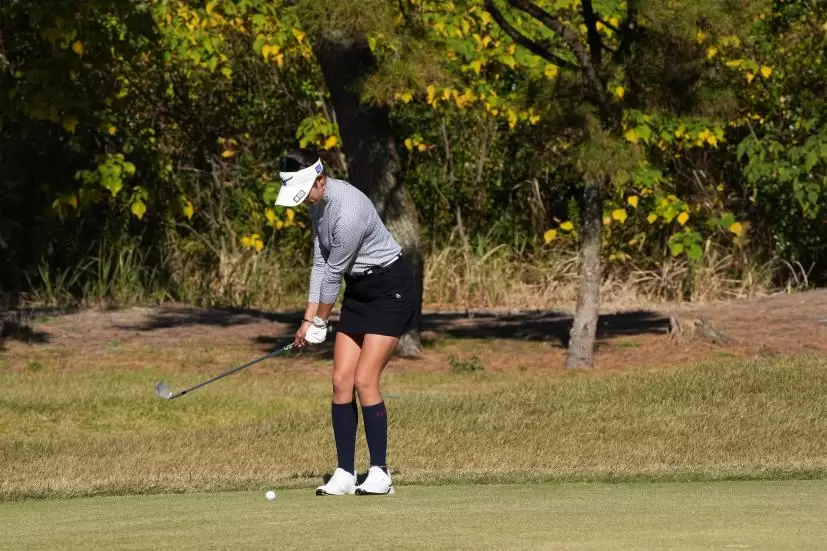 原英莉花のウェッジスイング（アプローチ）連続写真【2021年JLPGAツアーチャンピオンシップリコーカップ】