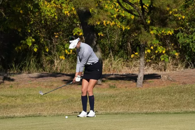 原英莉花のウェッジスイング（アプローチ）連続写真【2021年JLPGAツアーチャンピオンシップリコーカップ】