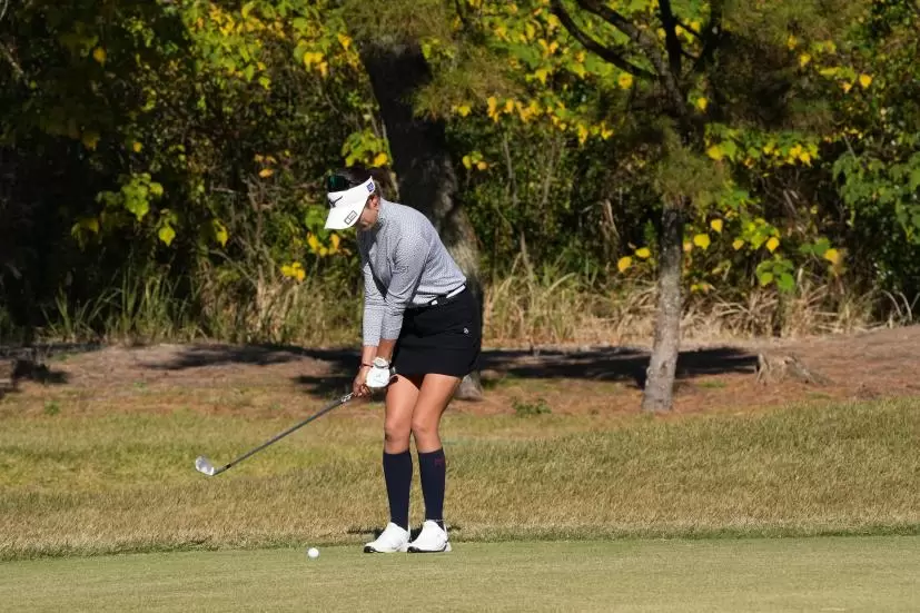 原英莉花のウェッジスイング（アプローチ）連続写真【2021年JLPGAツアーチャンピオンシップリコーカップ】