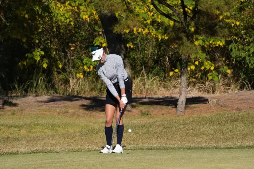 原英莉花のウェッジスイング（アプローチ）連続写真【2021年JLPGAツアーチャンピオンシップリコーカップ】