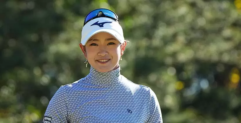 原英莉花のウェッジスイング（アプローチ）連続写真【2021年JLPGAツアーチャンピオンシップリコーカップ】