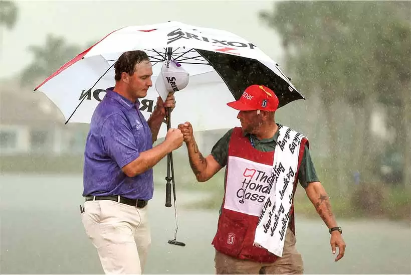 PGAツアーのホンダクラシックで優勝を飾ったセップ・ストライカ。