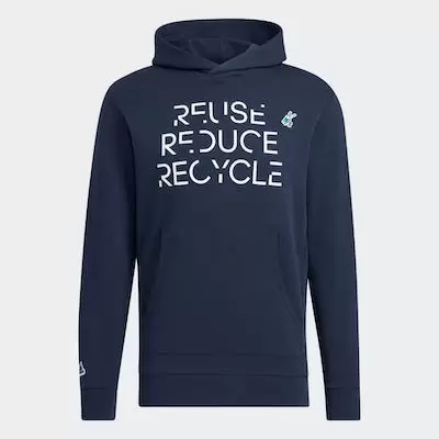 アディダスゴルフ PLAY GREEN ワーディング 長袖プルオーバーフーディー