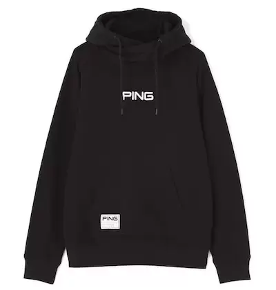 ピン 【PING APPAREL】撥水吊編み裏毛 スウェットプルオーバーフーディ ＜GOLD＞（メンズ）