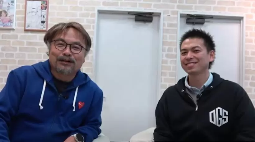 T島氏（左）とフィッターの金子氏