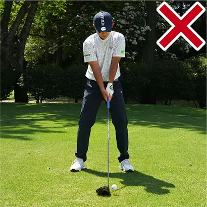 伊藤有志,アドレス,姿勢