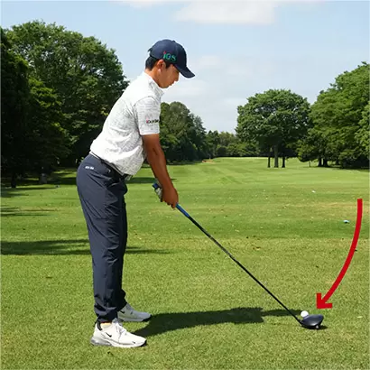 伊藤有志,アドレス,姿勢