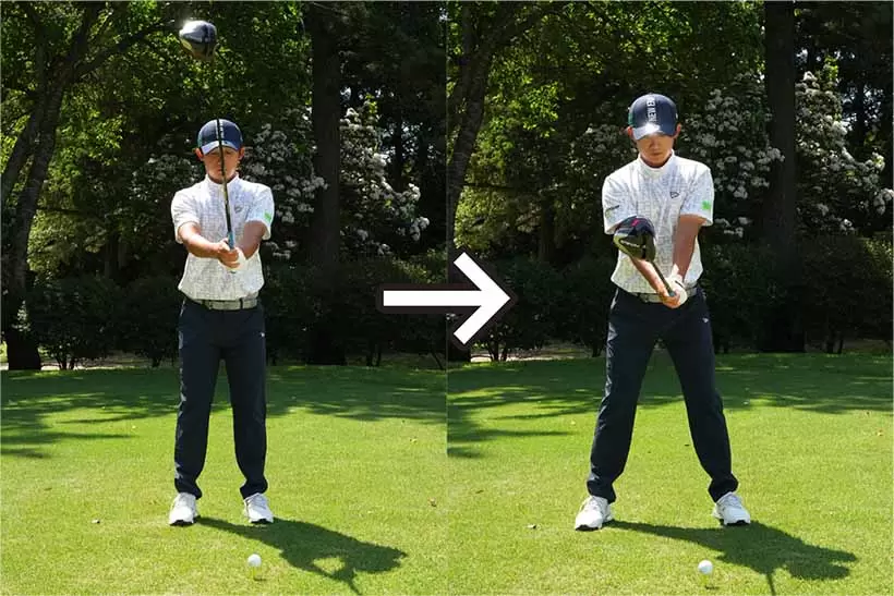 伊藤有志,アドレス,姿勢