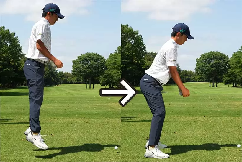 伊藤有志,アドレス,姿勢