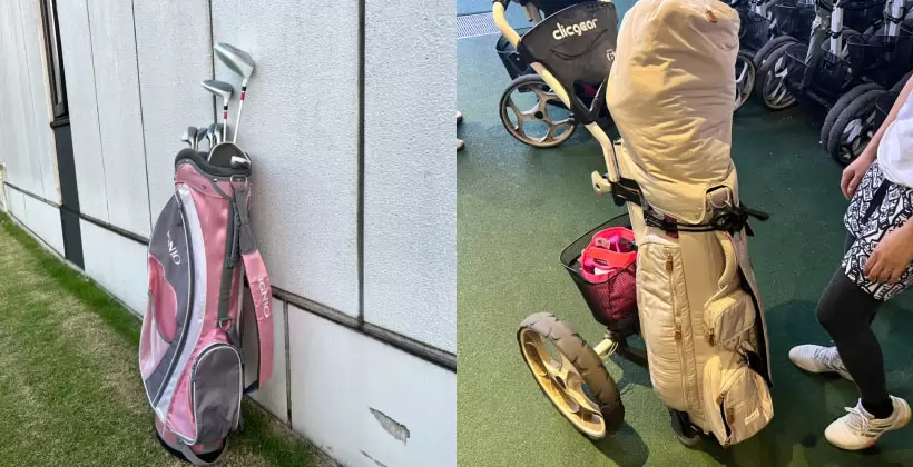 レンタルクラブ,手引きカート