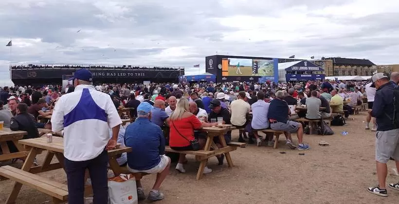 全英オープンのギャラリープラザ